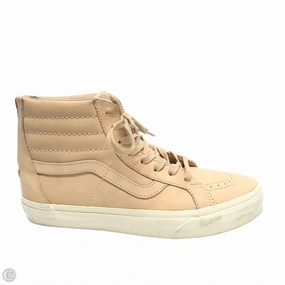 Shoes Sneakers By Vans In Beige, Size: 9.5 Microfiber Lining Temperature Regulating Lining
