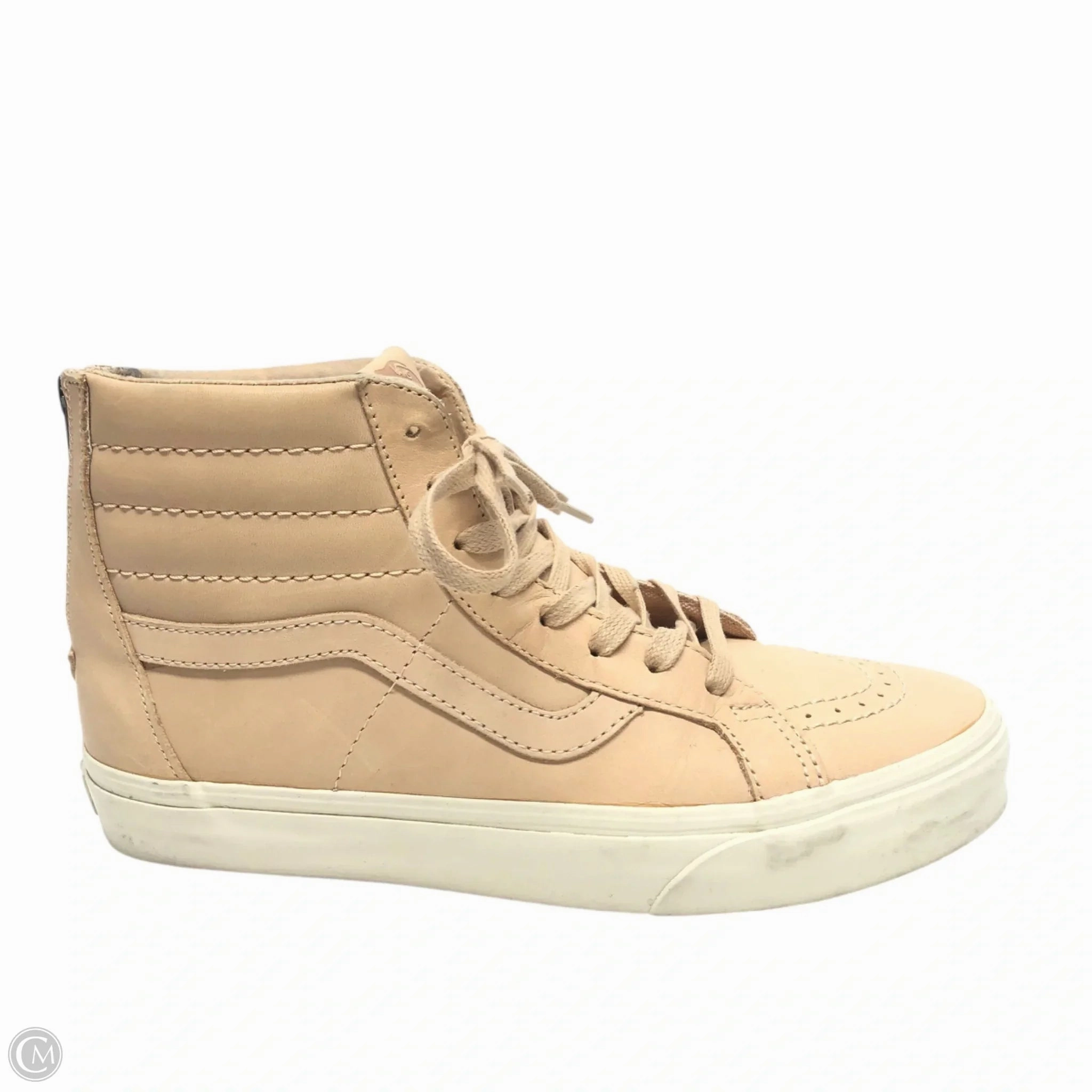 Shoes Sneakers By Vans In Beige, Size: 9.5 Microfiber Lining Temperature Regulating Lining