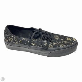 Shoes Sneakers By Vans In Black & Gold, Size: 8 ShockAbsorbing All-purpose sole