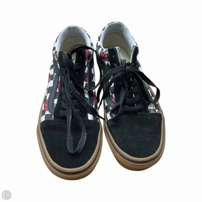 Fresh Pair Go Mode Shoes Sneakers By Vans In Black & Red, Size: 5.5