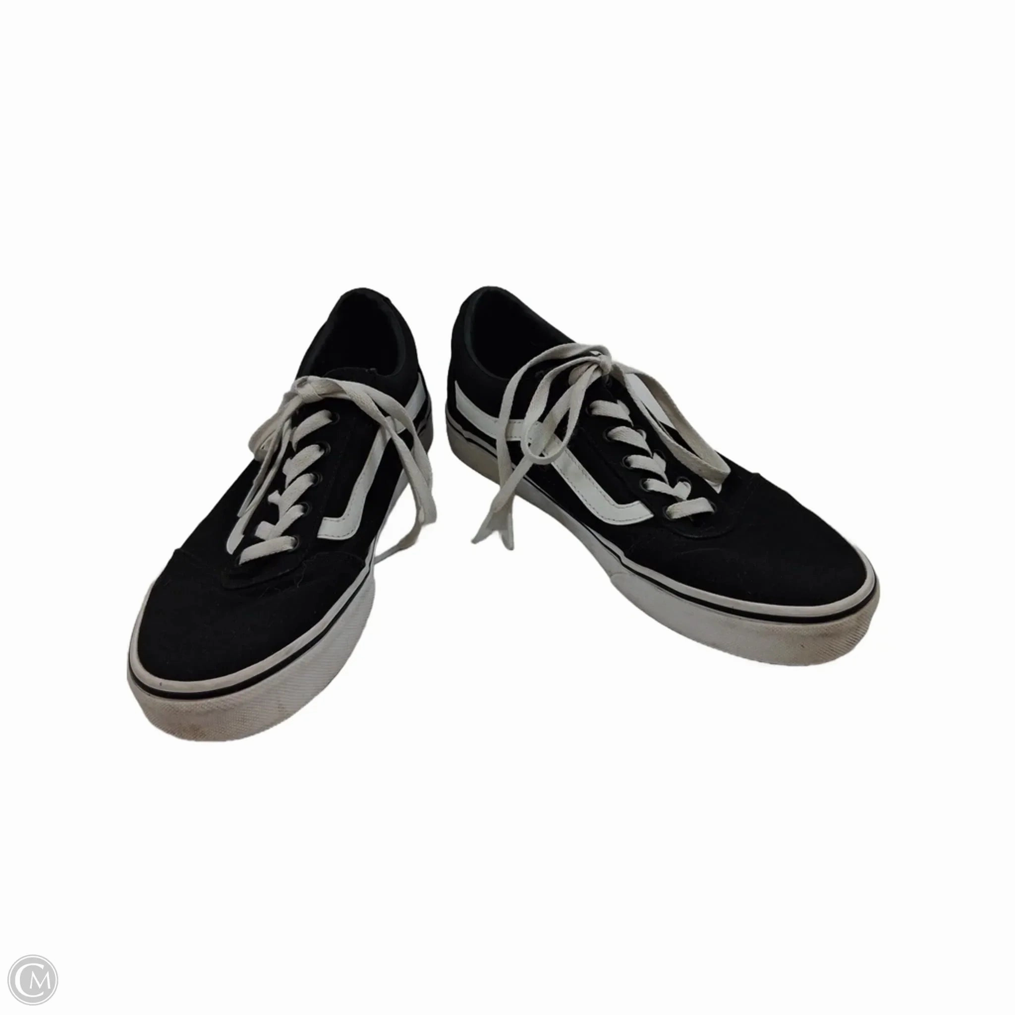 Shoes Sneakers By Vans In Black & White, Size: 10 Balanced weight