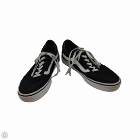 Shoes Sneakers By Vans In Black & White, Size: 10 Balanced weight