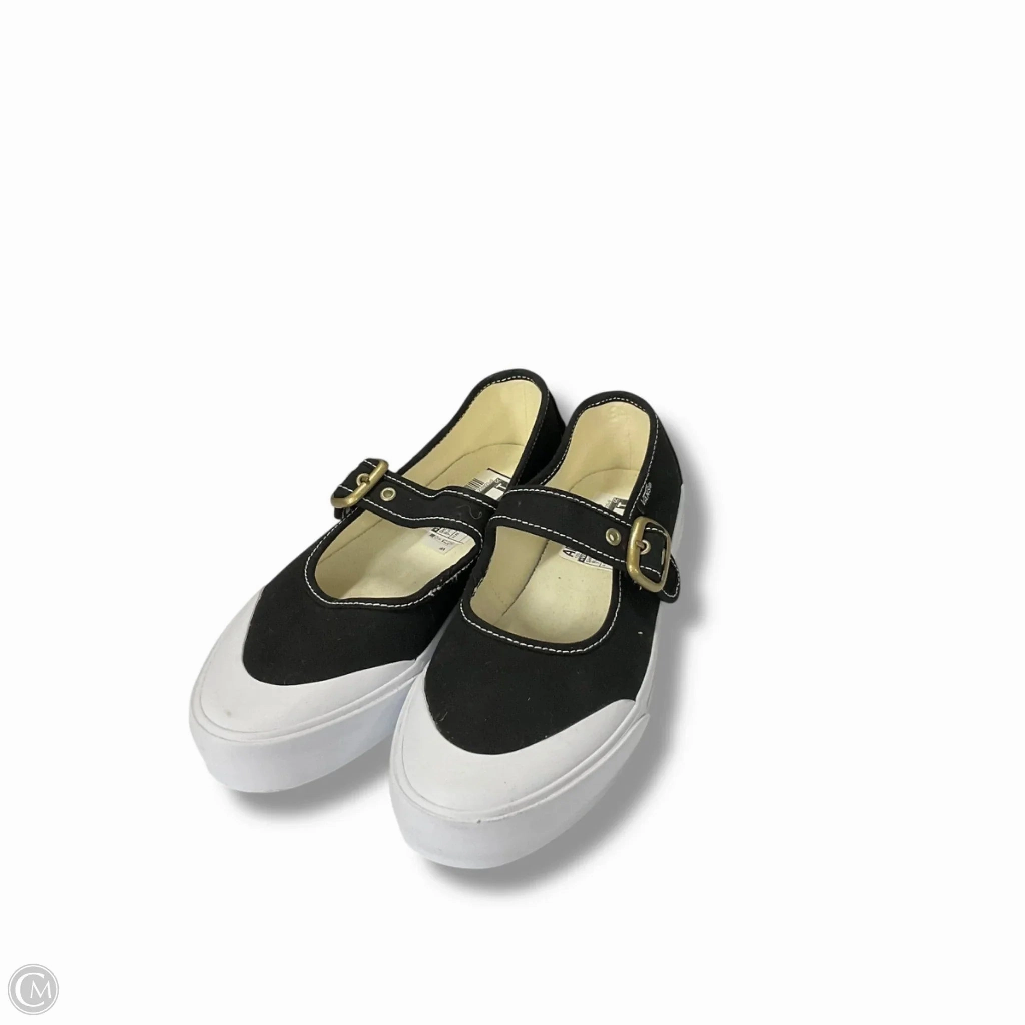 Shoes Sneakers By Vans In Black & White, Size: 7 Compact Fit Slim Look