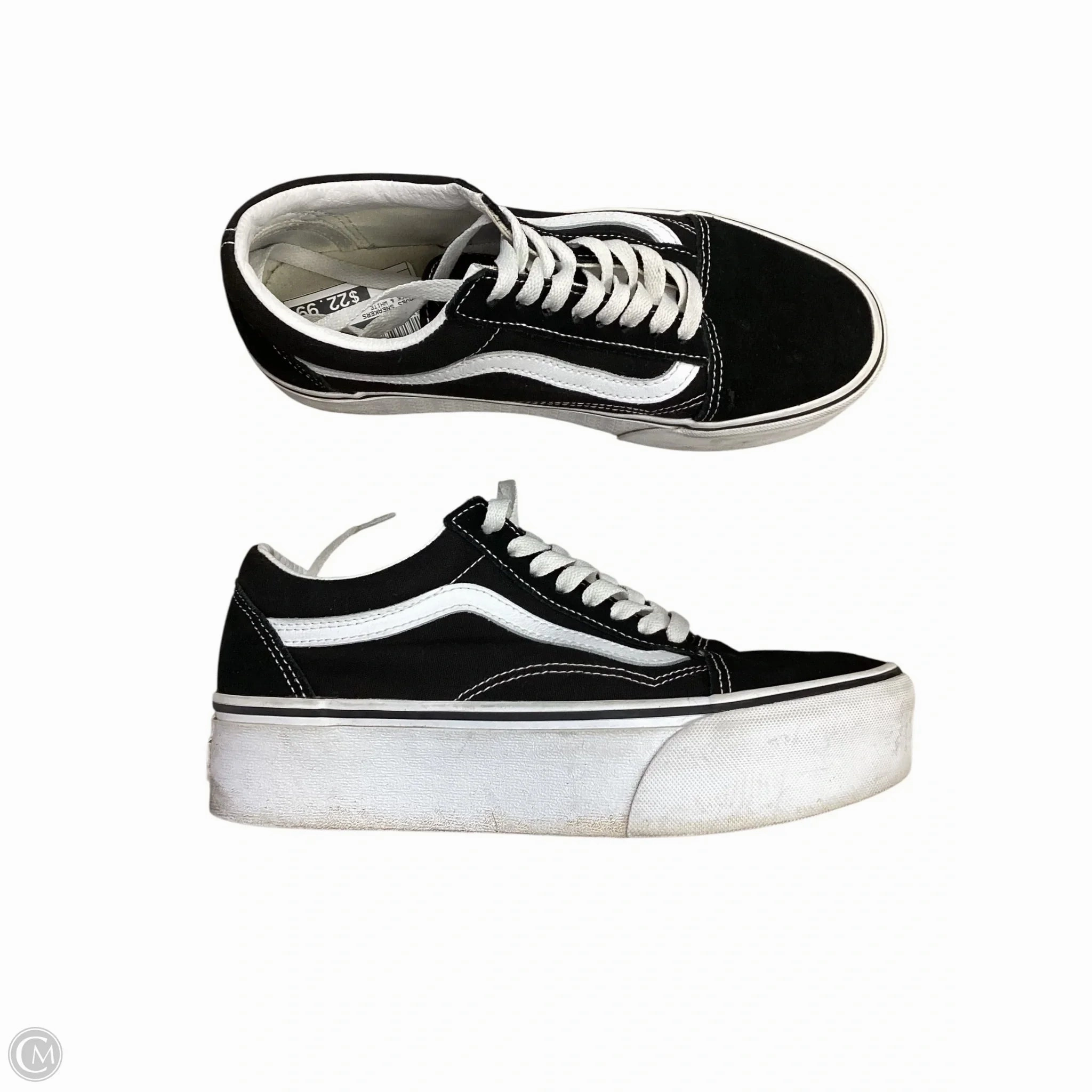 Shoes Sneakers By Vans In Black & White, Size: 8.5 Adaptive Lacing Harness Run Style