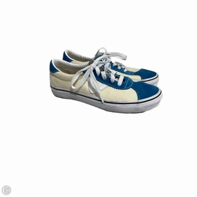 Shoes Sneakers By Vans In Blue & Cream, Size: 7.5 Ultimate Stability