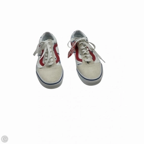 Multi Layer Cushion Shoes Sneakers By Vans In Blue & Red & White, Size: 6.5