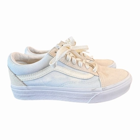Shoes Sneakers By Vans In Blue & White, Size:5.5 Flexi Fit All Day Wear