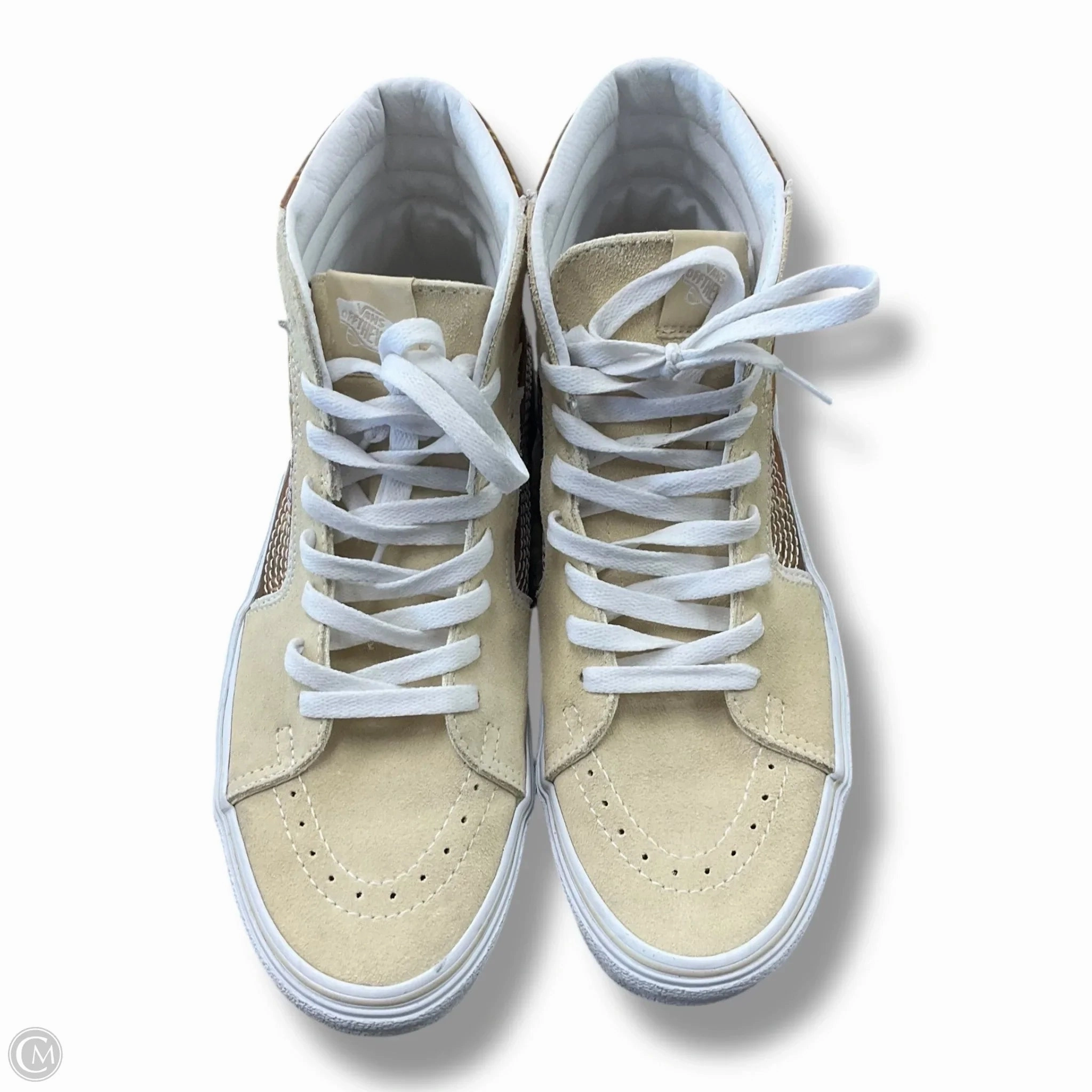 Footbed Contouring Modern Feel Shoes Sneakers By Vans In Brown & Cream, Size: 11