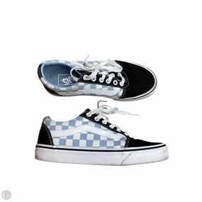 Office Casual Shoes Sneakers By Vans In Checkered Pattern, Size: 7