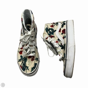 Perforated Tongue Flex Daily Shoes Sneakers By Vans In Floral Print, Size: 5