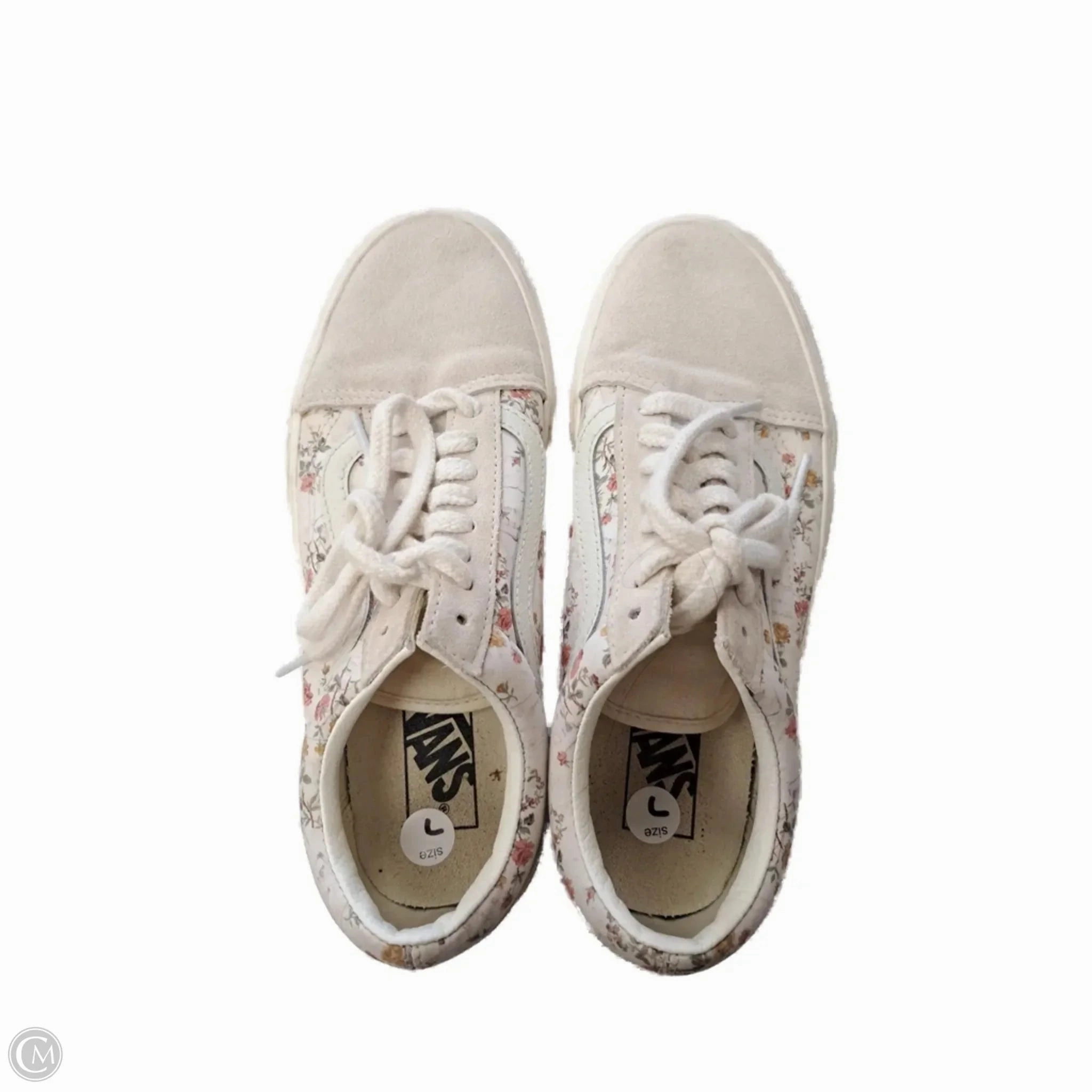 Shoes Sneakers By Vans In Floral Print, Size: 7 Daily Travel