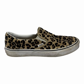 Soft Collar Style Blend Shoes Sneakers By Vans In Leopard Print, Size:10.5