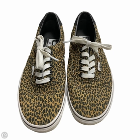 Low Collar Design Shoes Sneakers By Vans In Leopard Print, Size: 8.5
