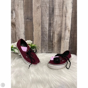 Shoes Sneakers By Vans In Maroon, Size: 8 Responsive Footbed Motion Control Fit