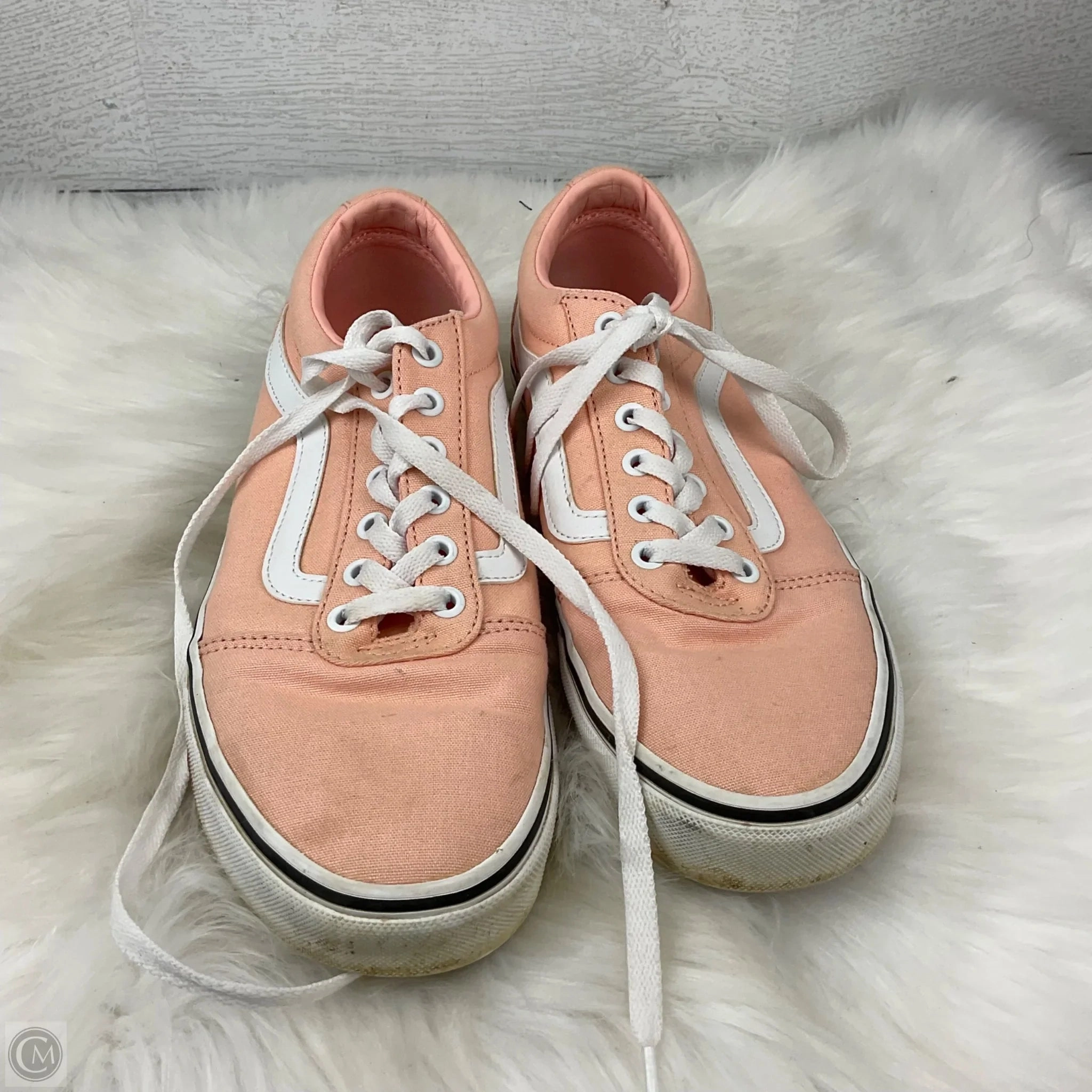Luxurious Touch Shoes Sneakers By Vans In Orange, Size: 10