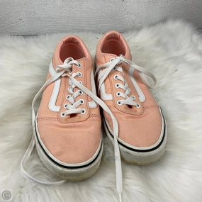Luxurious Touch Shoes Sneakers By Vans In Orange, Size: 10