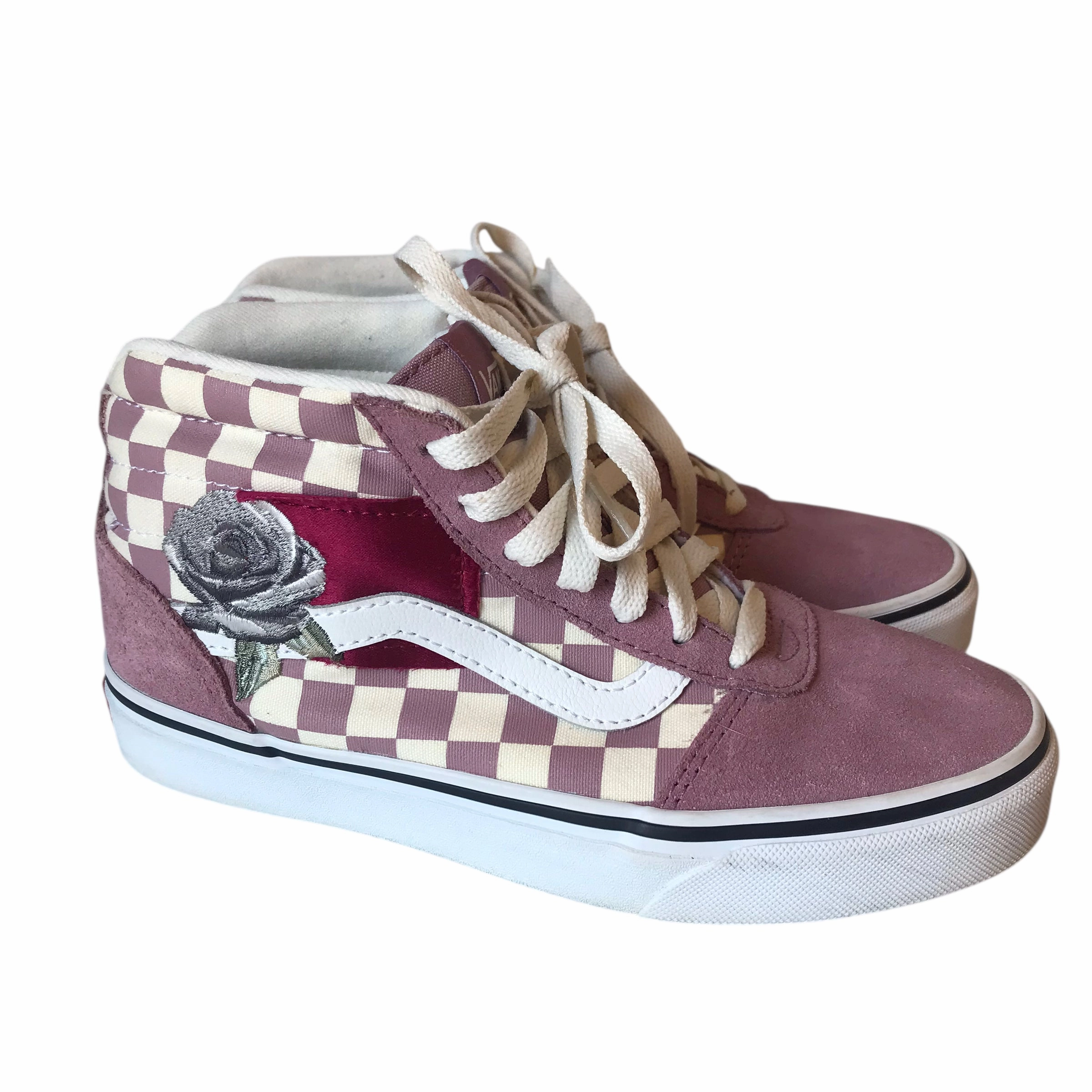 Refined chic warm weather Shoes Sneakers By Vans In Pink & White, Size:5.5