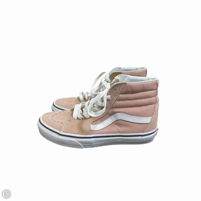 Shoes Sneakers By Vans In Pink, Size: 6.5 Mid Foot Lockdown