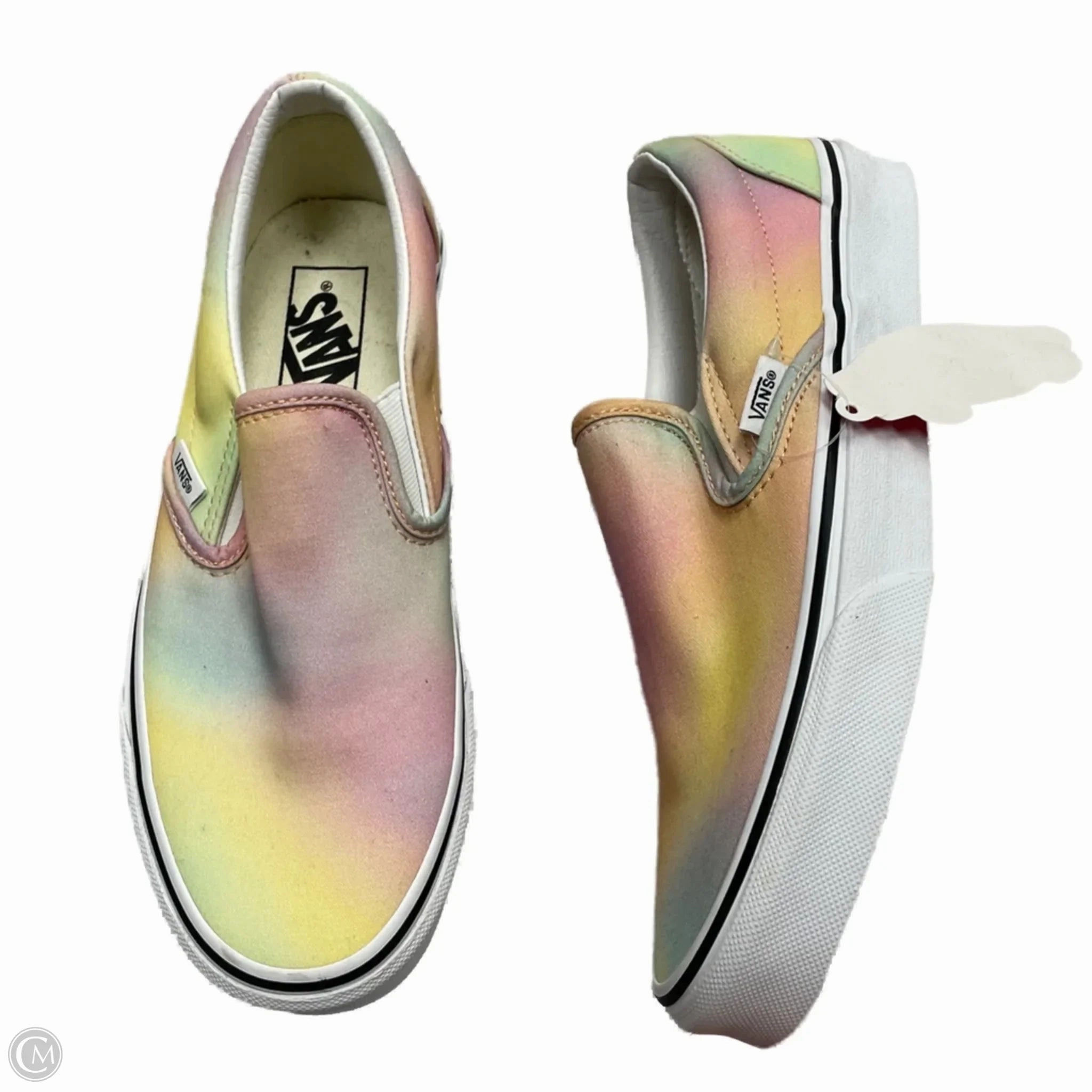 Shoes Sneakers By Vans In Tie Dye Print, Size: 8 Weekend Active Zoned Cushioning