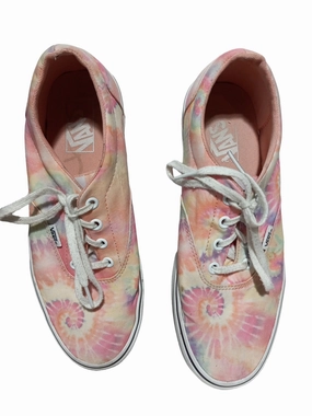 Park Ready Shoes Sneakers By Vans In Tie Dye Print, Size: 9.5
