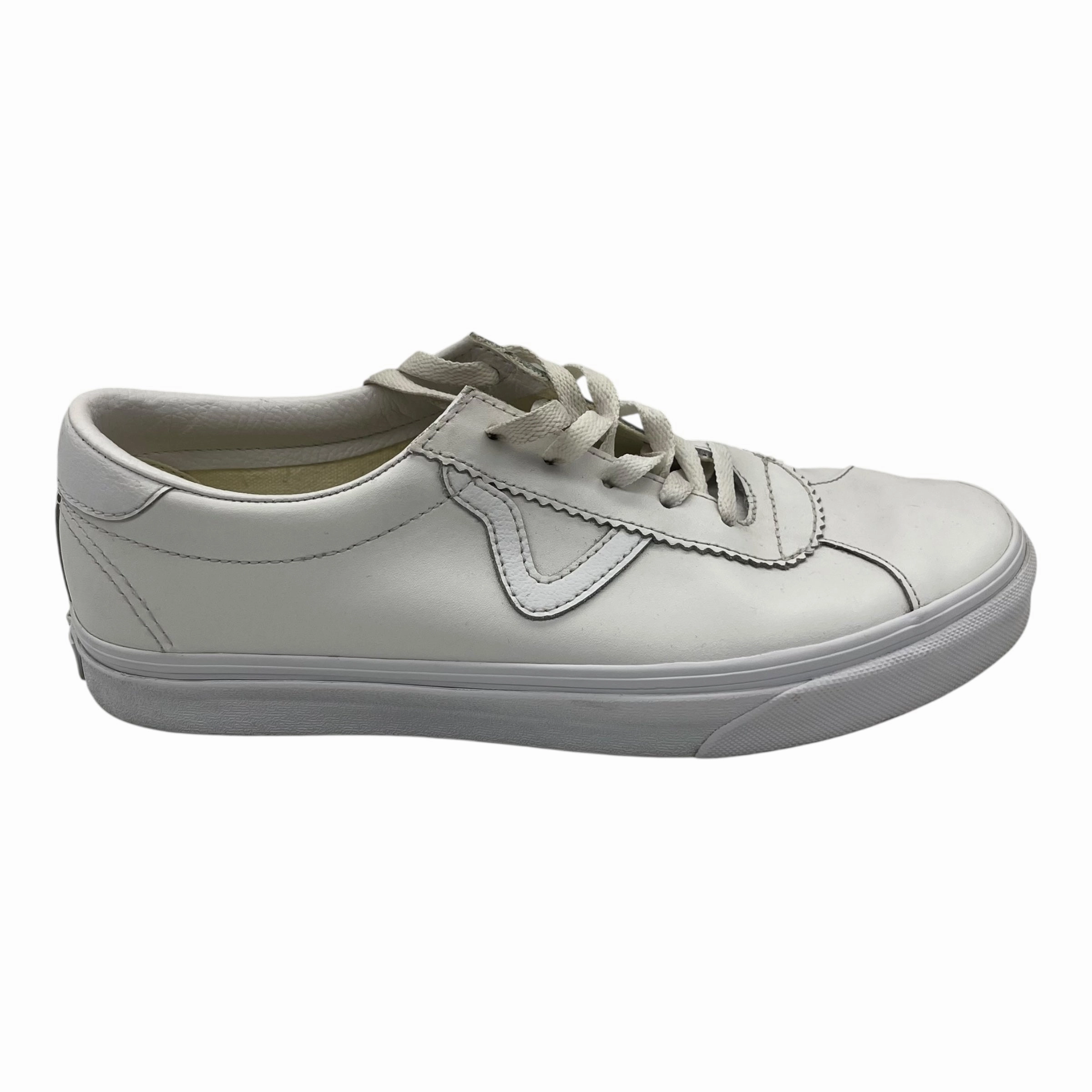 Sustainable Material Blend Shoes Sneakers By Vans In White, Size:10.5