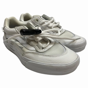 Shoes Sneakers By Vans In White, Size:5 Elastic Gore