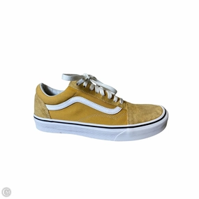 Shoes Sneakers By Vans In Yellow, Size: 9.5 Anti   Static