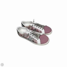 Arch Support System Shoes Sneakers By Vintage Havana In Cream & Pink, Size: 8