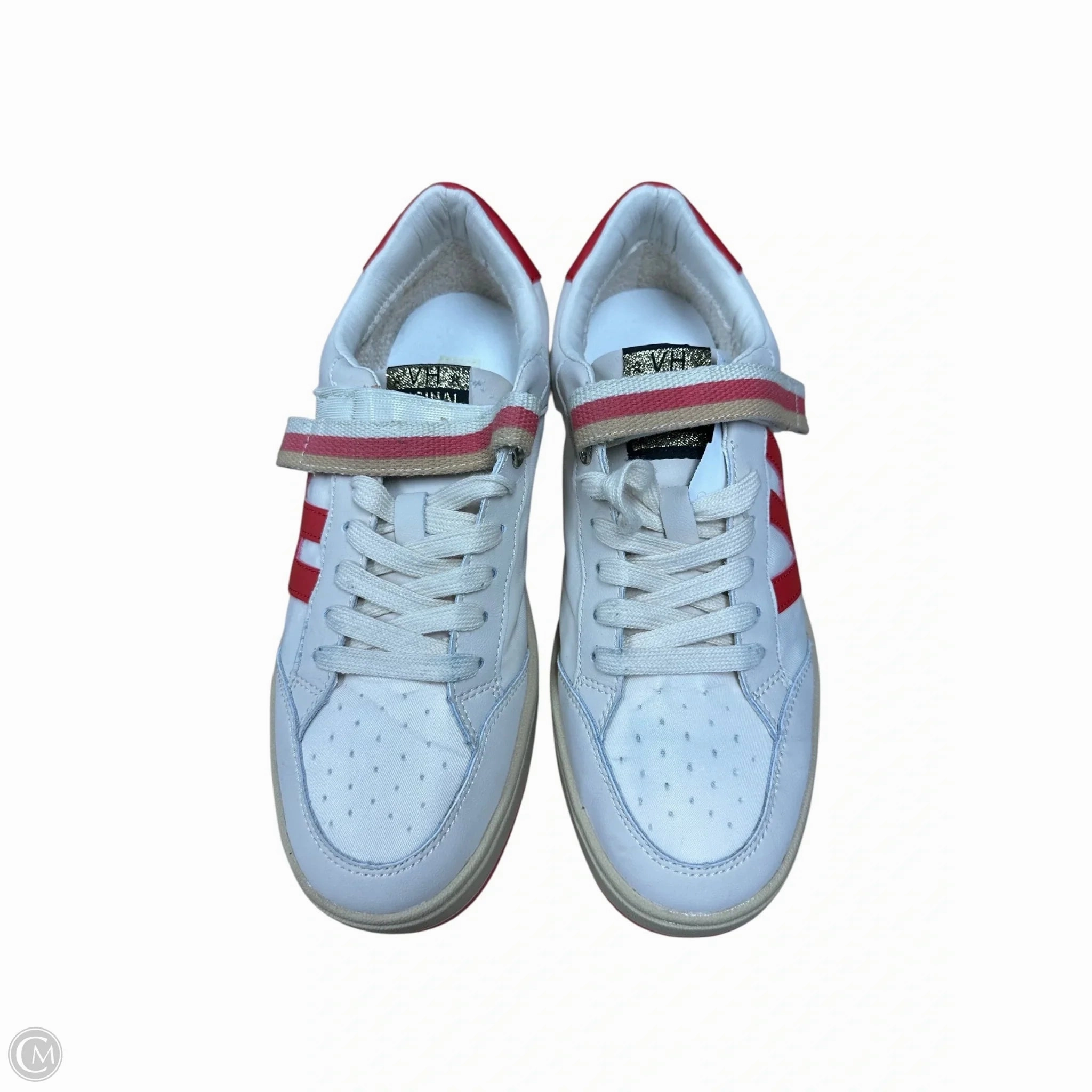 Resilient Form Shoes Sneakers By Vintage Havana In Cream & Red, Size: 10