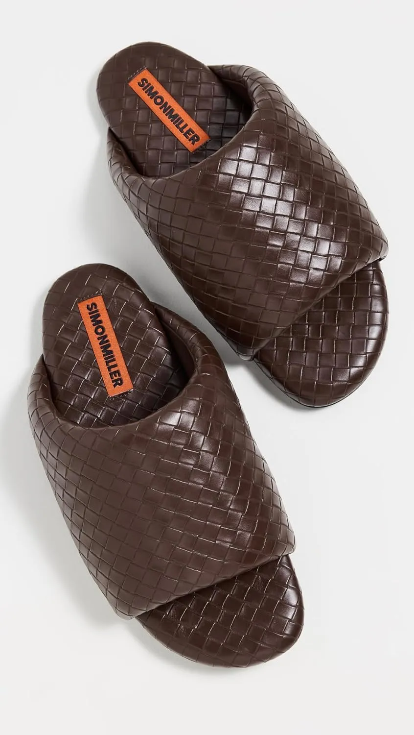 SIMONMILLER Women's Woven Bubble Slides