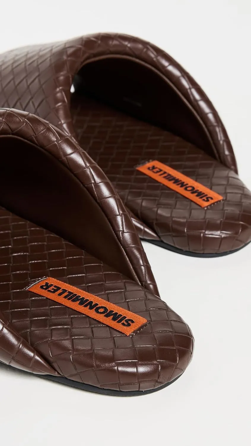 SIMONMILLER Women's Woven Bubble Slides