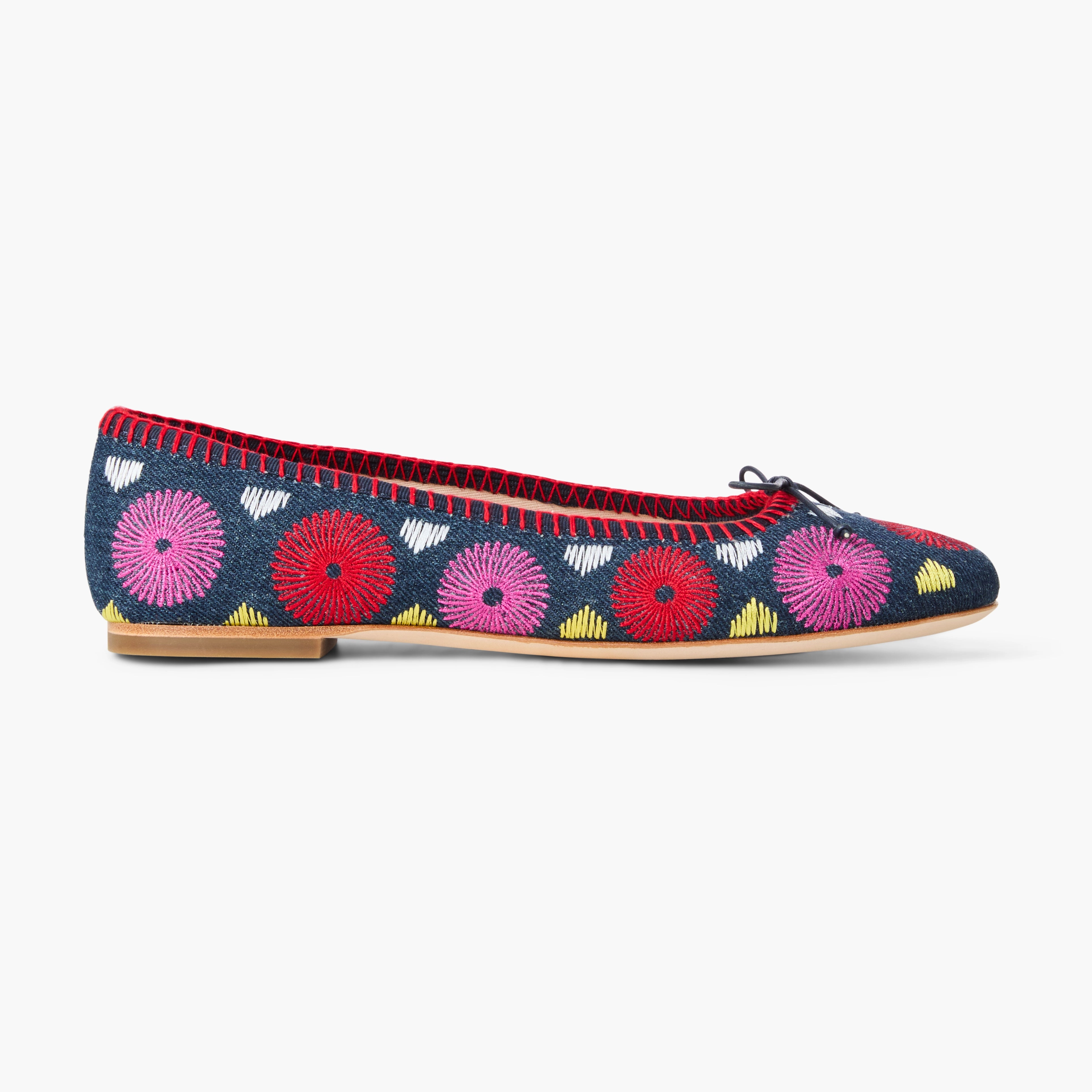 Bettie Fabric Ballet Flat Nordic Ease Minimal Design