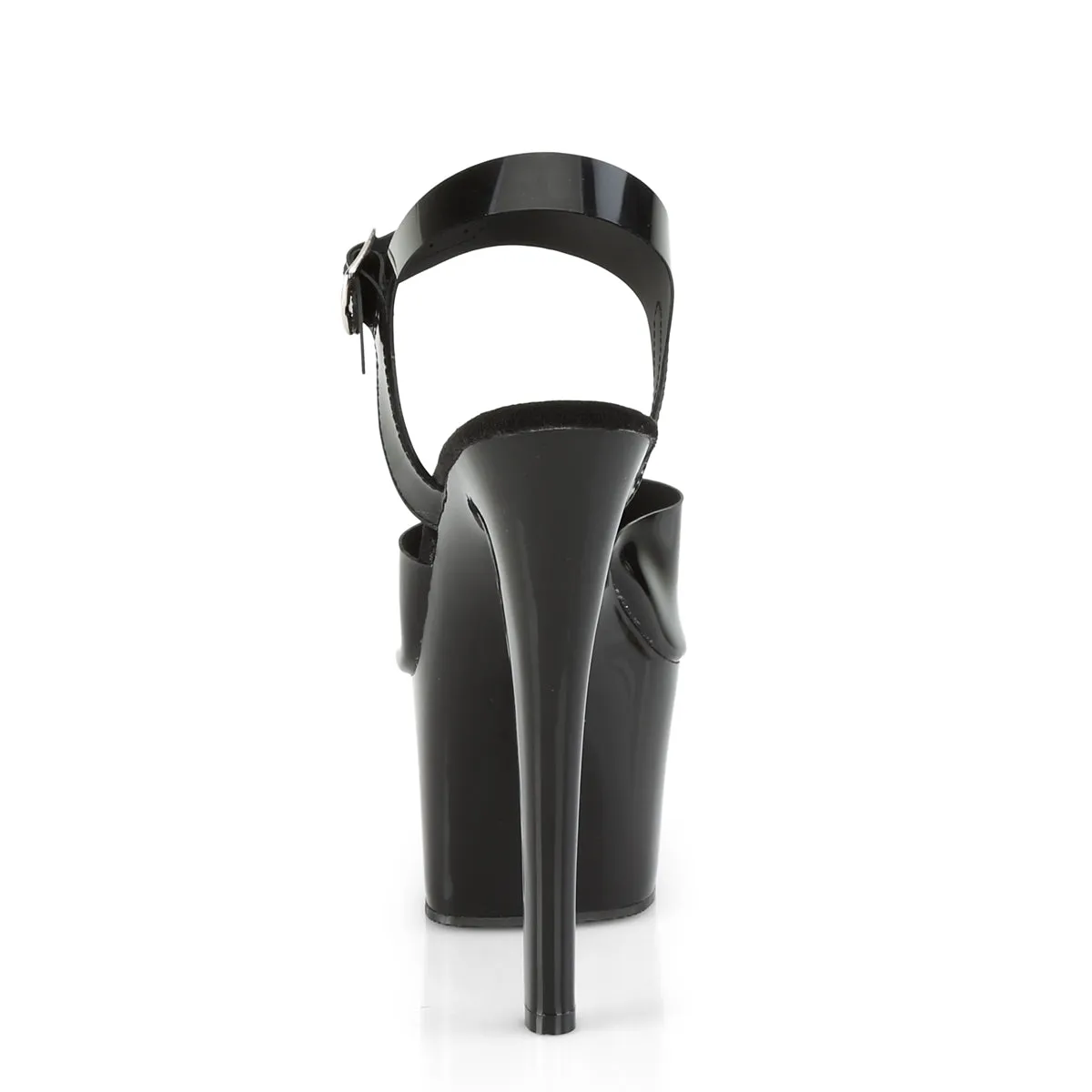 SKY-308N Pleaser Black (Jelly-Like) TPU Sexy Platform Shoes (Pole Dancing Heels)