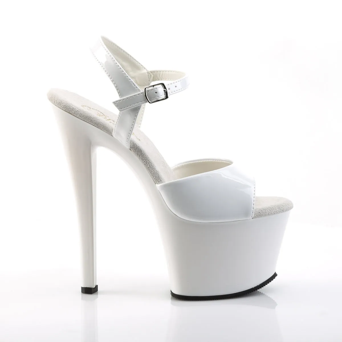 SKY-309 Pleaser White Patent Sexy Platform Shoes (Pole Dancing Heels)