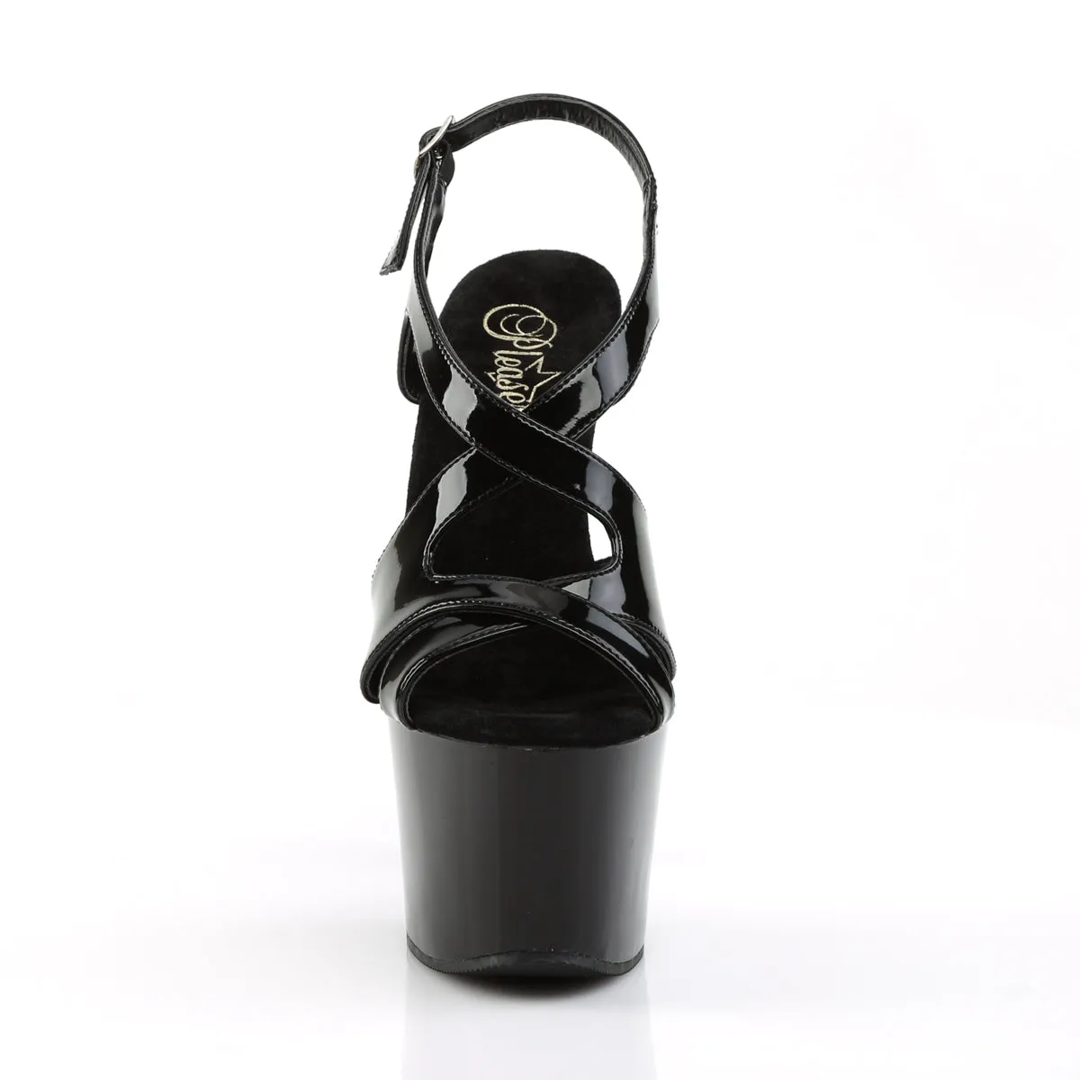SKY-330 Pleaser Black Patent Sexy Platform Shoes (Pole Dancing Heels)