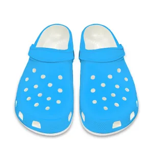 Sky Blue Women's Clogs Shoes