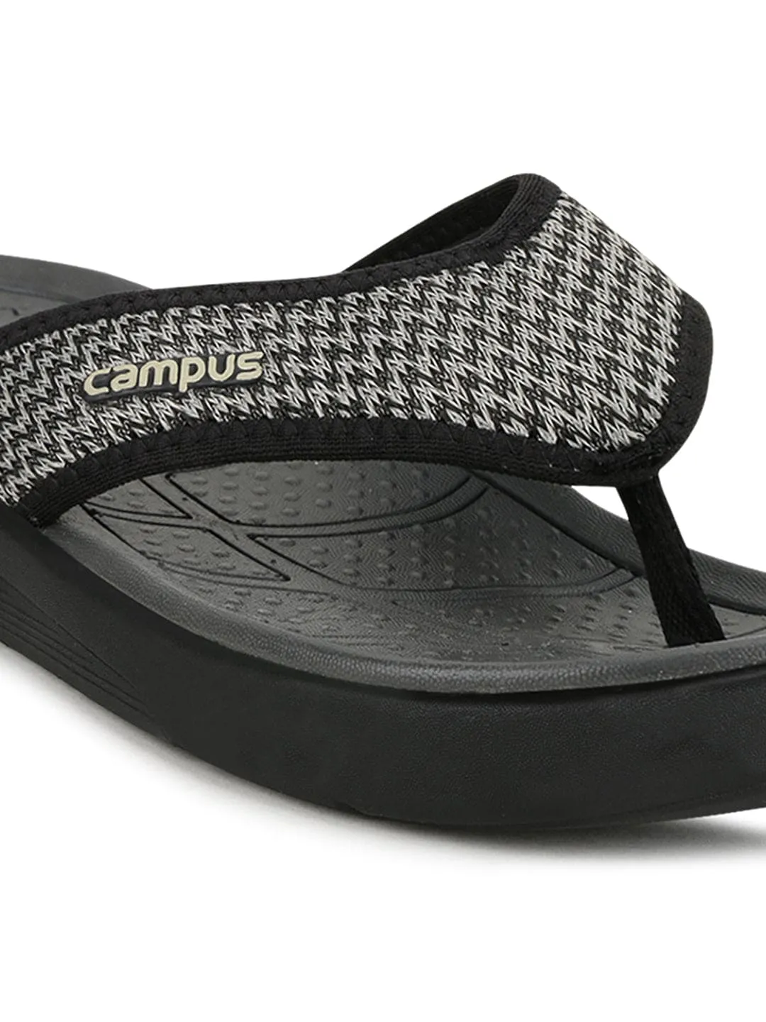 SL-406 Black Men's Flip Flops