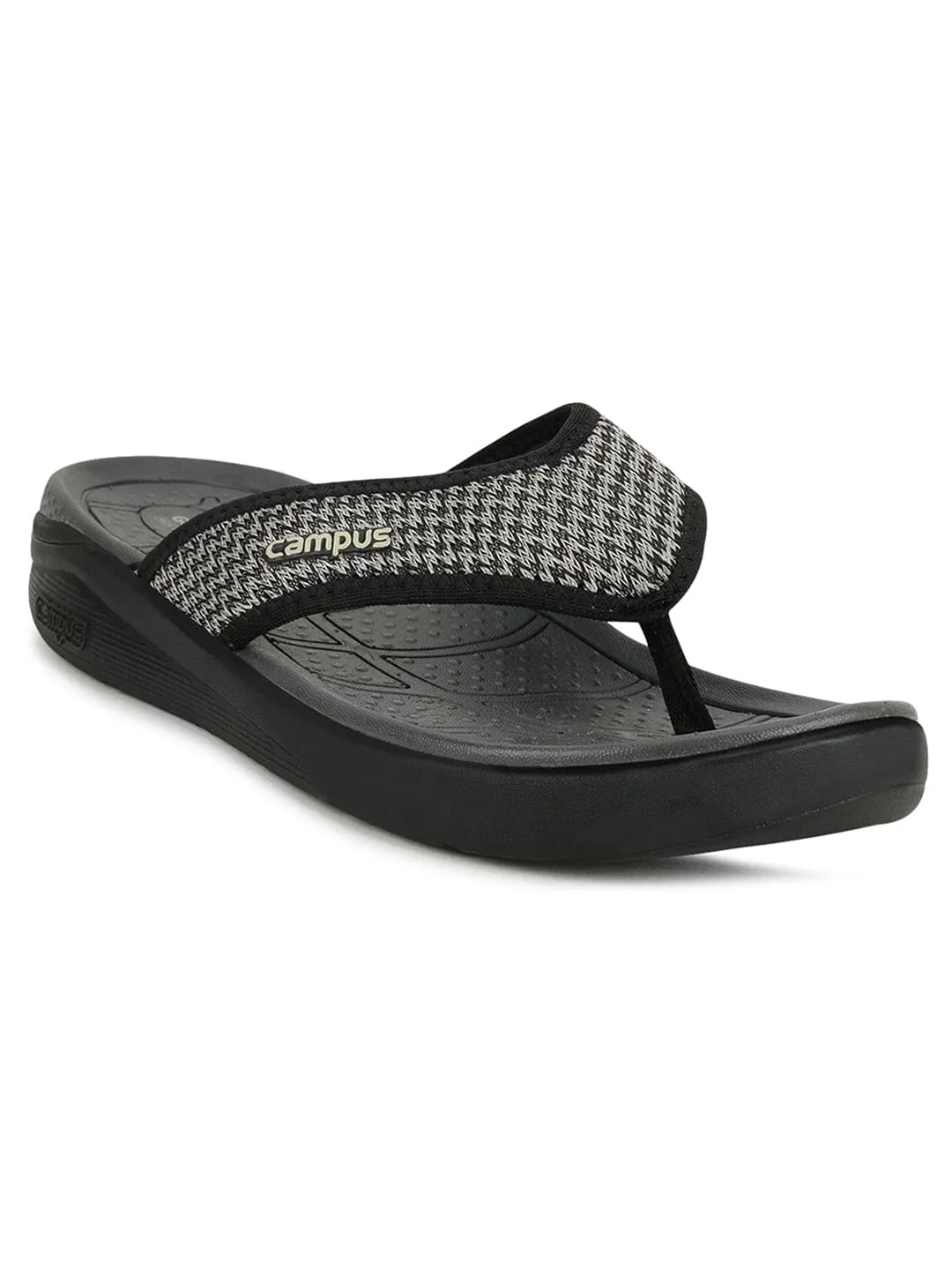 SL-406 Black Men's Flip Flops