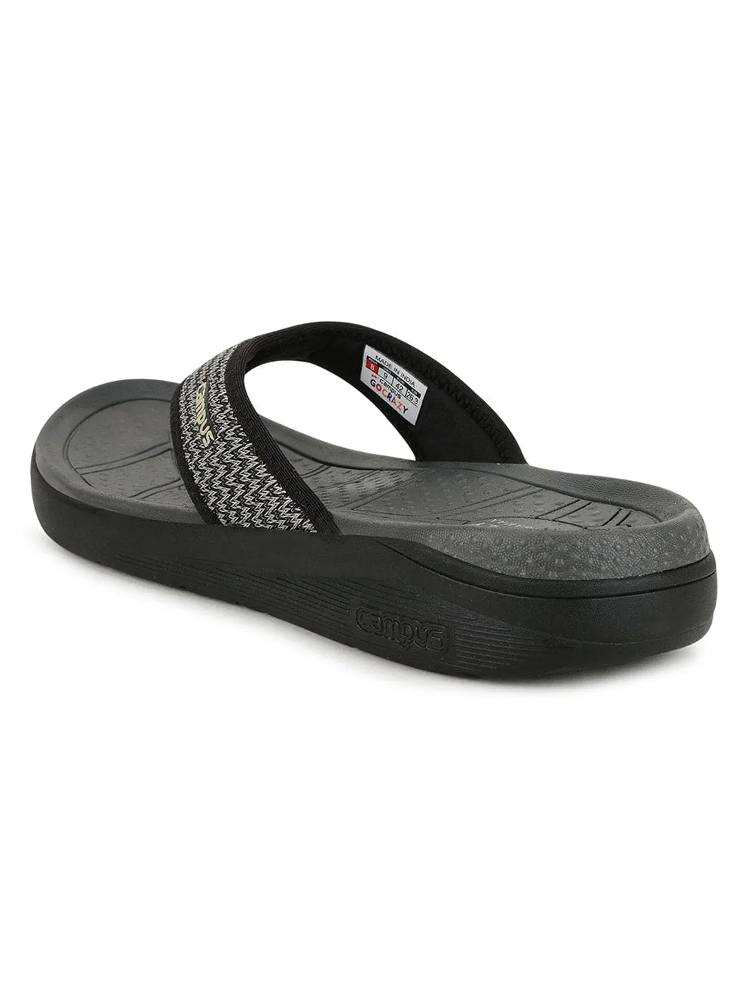 SL-406 Black Men's Flip Flops