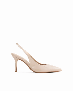 padded insole Street Style BLONDIE - NUDE PATENT