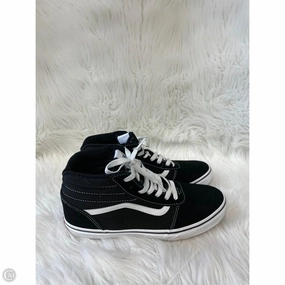 Shoes Sneakers By Vans In Black & White, Size: 7 Thermoplastic Unit