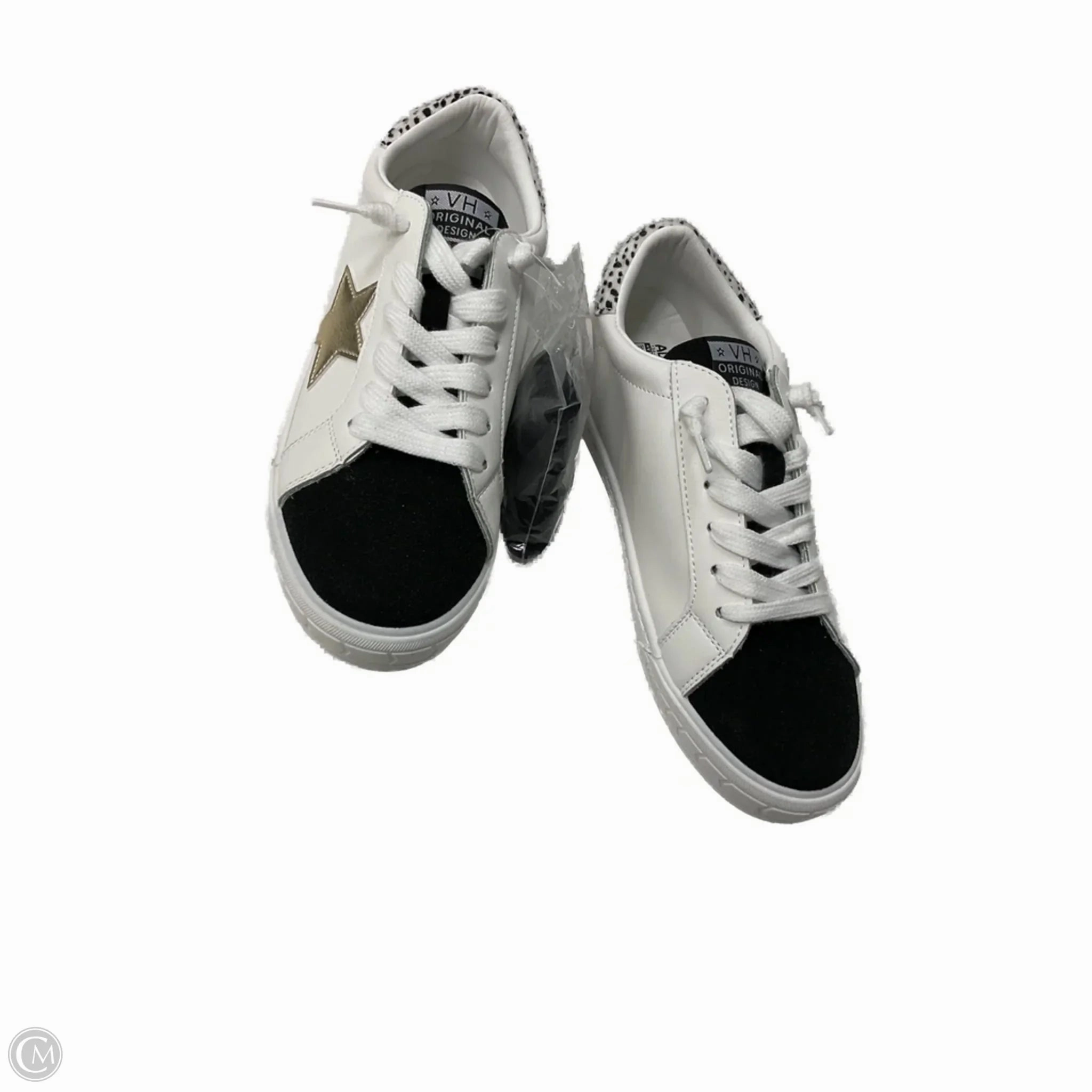 Shoes Sneakers By Vintage Havana In Black & White, Size: 8 Durable Style