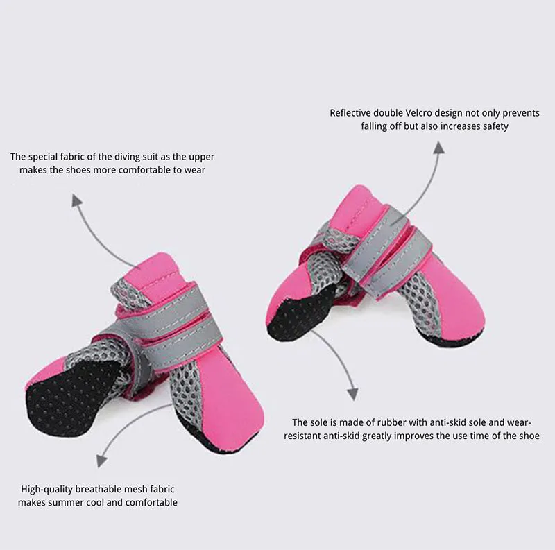 Small dog walking shoes