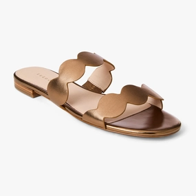 Trendy Flip-flops Greglen Leather Flat Slide