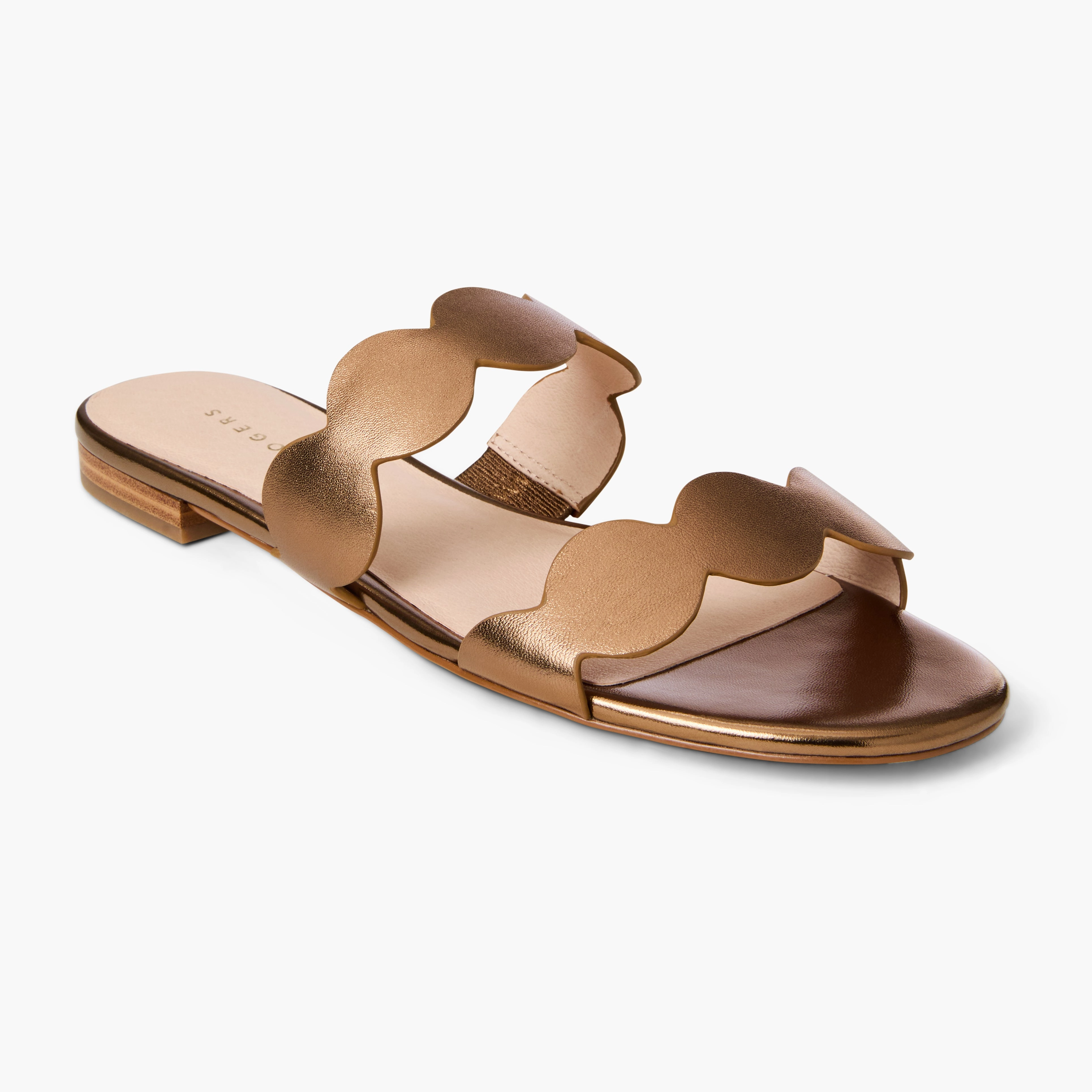 Trendy Flip-flops Greglen Leather Flat Slide
