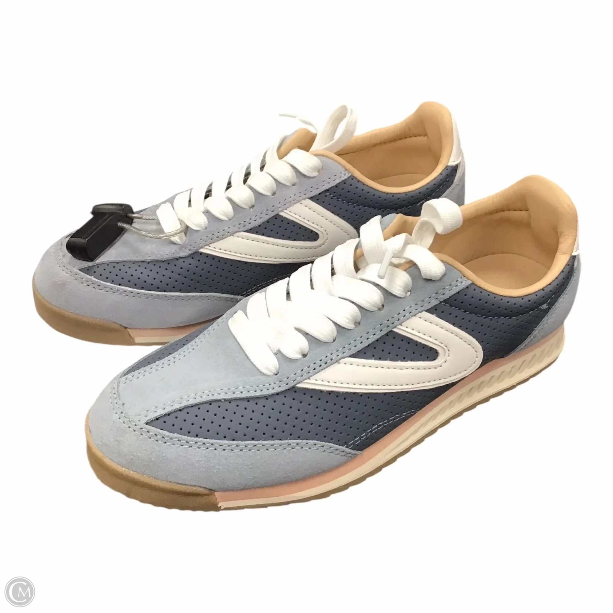 Shoes Sneakers By Tretorn In Blue & White, Size: 7 Strappy Ultra Responsive Cushion