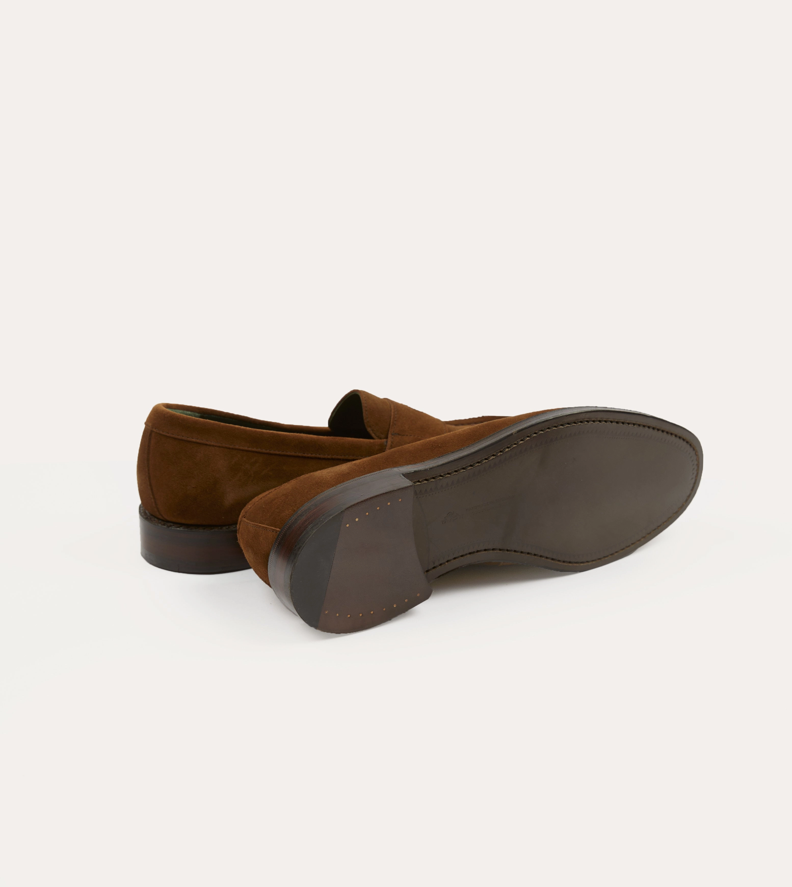 Snuff Suede Charles Goodyear Welted Penny Loafer Travel Essential