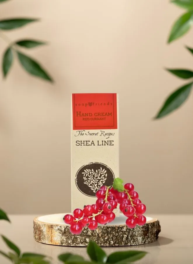 Soap&Friends Revitalizing Hand Cream 20% Shea Butter Red Currant - Skin Rejuvenation, 80 ml