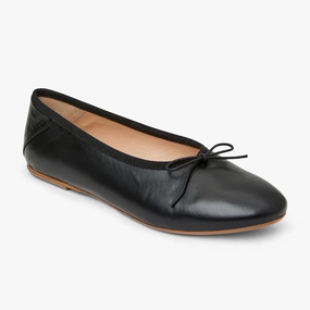 Carlotta Italian Leather Ballet Flat Look Glow Dawn Glow