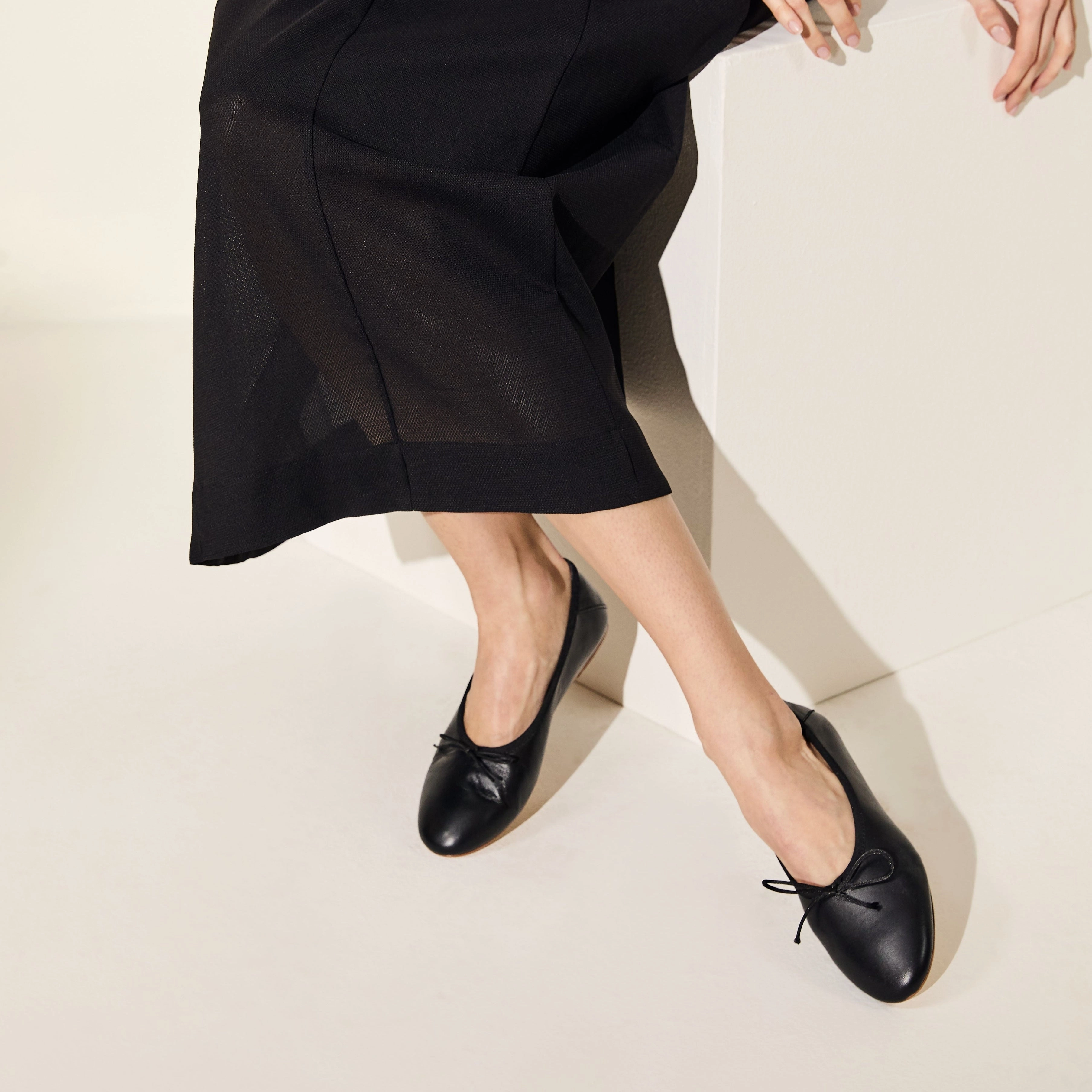 Carlotta Italian Leather Ballet Flat Comfortable Slip Casual Elegance